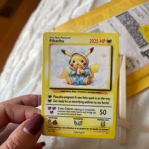 Cute Pikachu Baby Pokémon Pregnancy Announcement 📢 ✨✨